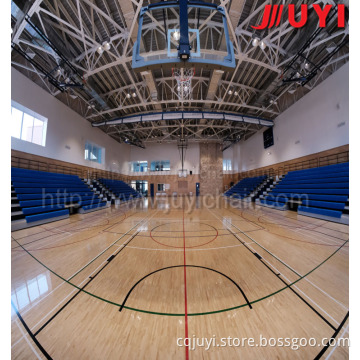 JY-750 basketball bleacher retractable seat plastic bleacher seats